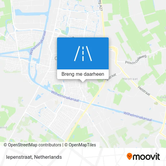 Iepenstraat kaart