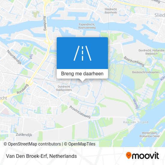 Van Den Broek-Erf kaart