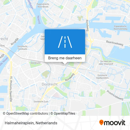 Halmaheiraplein kaart