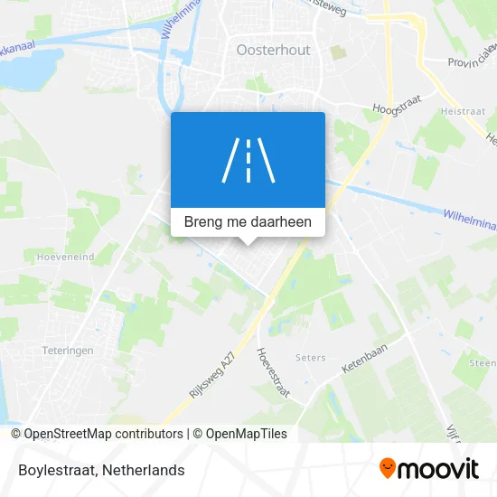 Boylestraat kaart