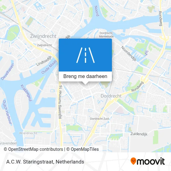A.C.W. Staringstraat kaart