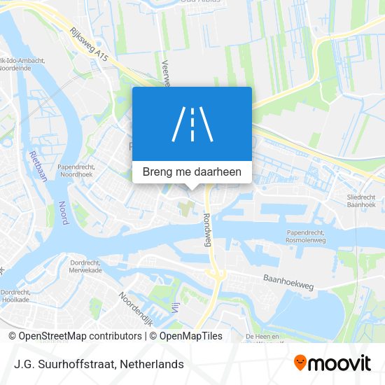 J.G. Suurhoffstraat kaart