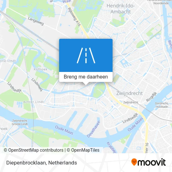 Diepenbrocklaan kaart
