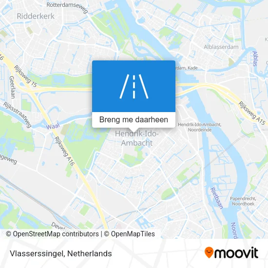 Vlasserssingel kaart