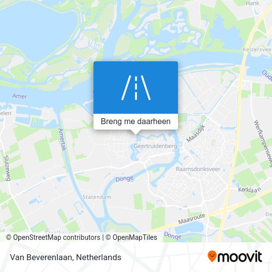 Van Beverenlaan kaart