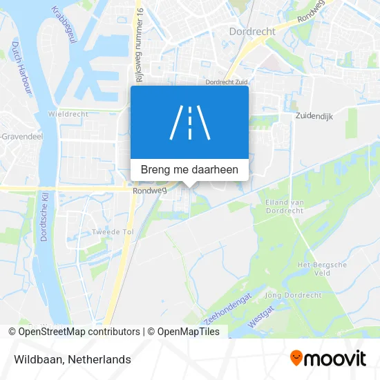 Wildbaan kaart