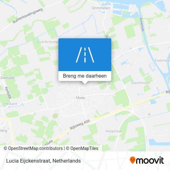 Lucia Eijckenstraat kaart