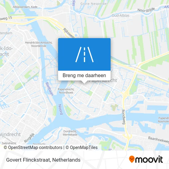Govert Flinckstraat kaart