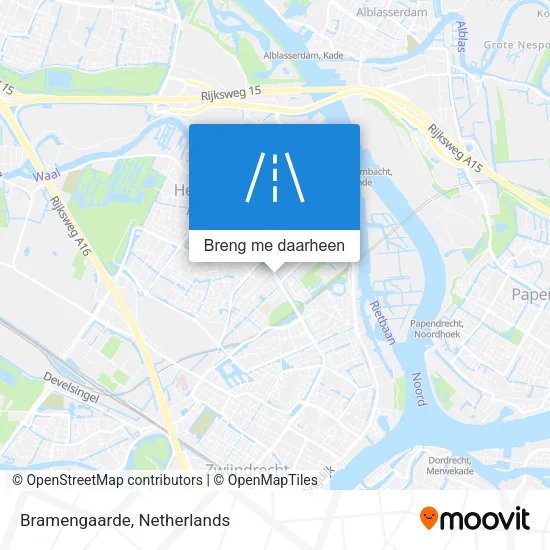 Bramengaarde kaart