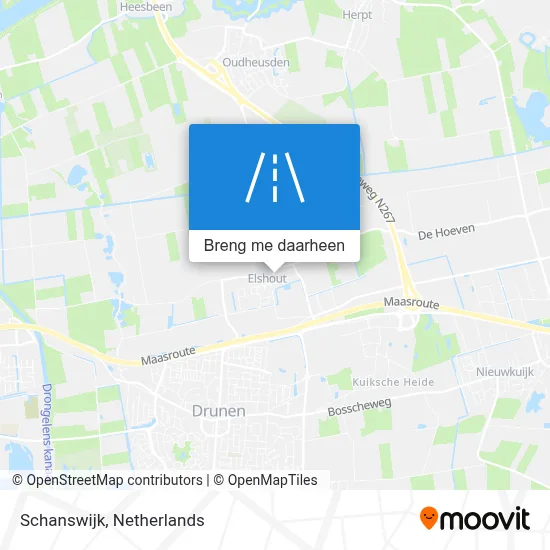 Schanswijk kaart
