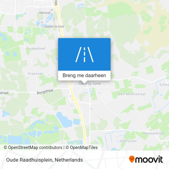 Oude Raadhuisplein kaart