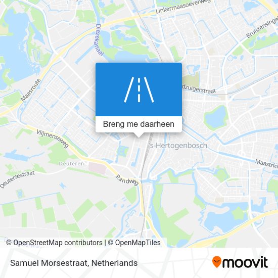 Samuel Morsestraat kaart