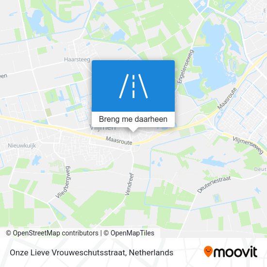 Onze Lieve Vrouweschutsstraat kaart