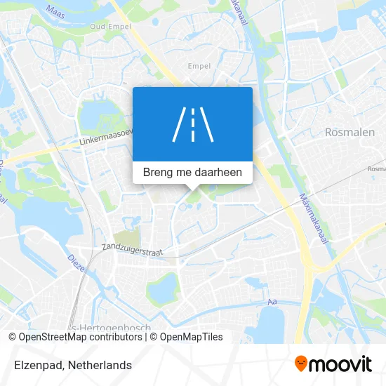 Elzenpad kaart
