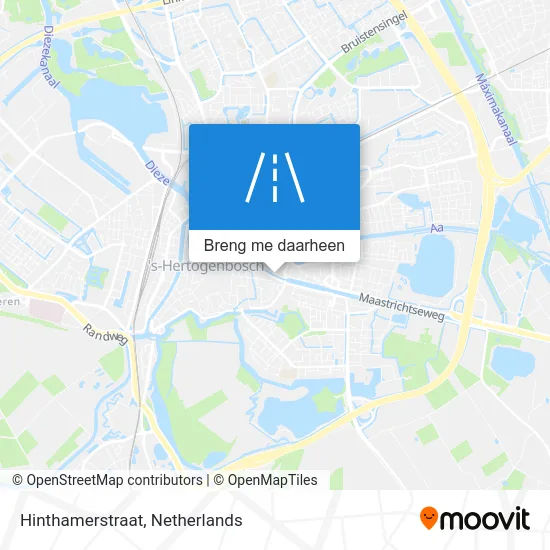 Hinthamerstraat kaart