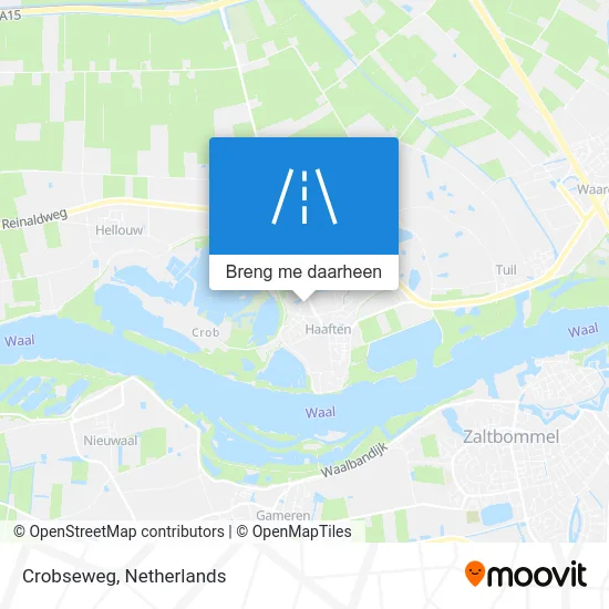 Crobseweg kaart