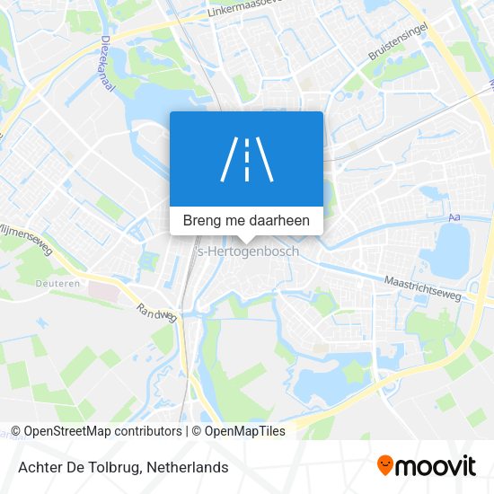 Achter De Tolbrug kaart