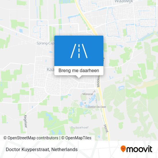 Doctor Kuyperstraat kaart