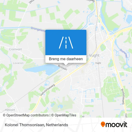 Kolonel Thomsonlaan kaart