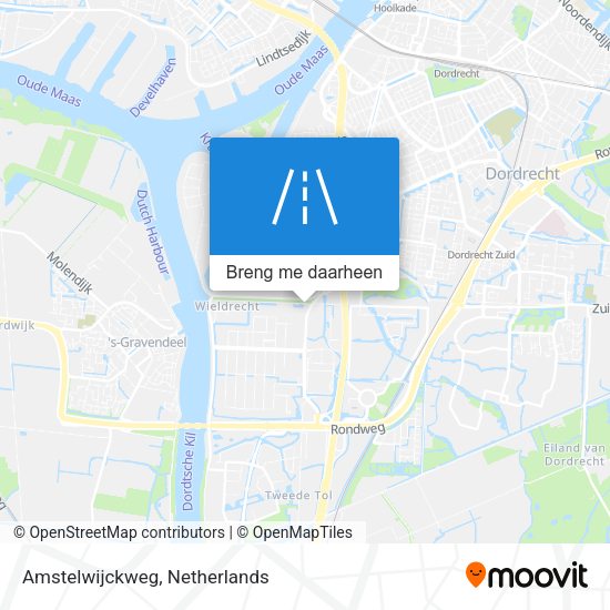 Amstelwijckweg kaart