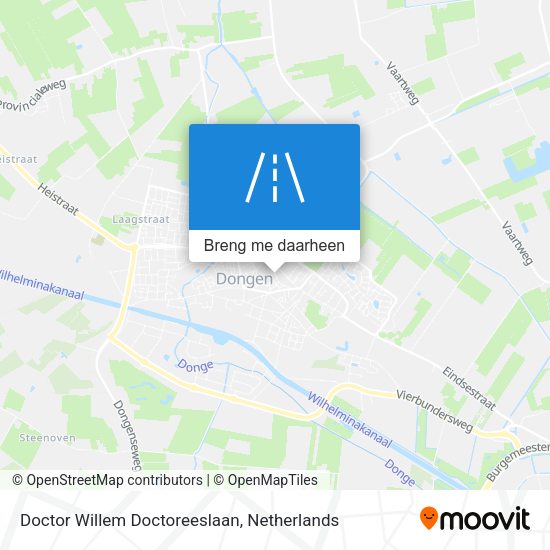Doctor Willem Doctoreeslaan kaart