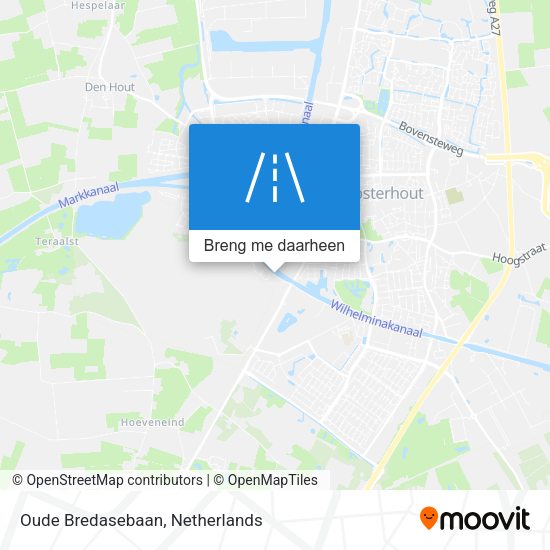 Oude Bredasebaan kaart