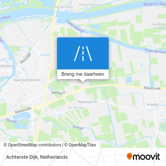 Achterste Dijk kaart