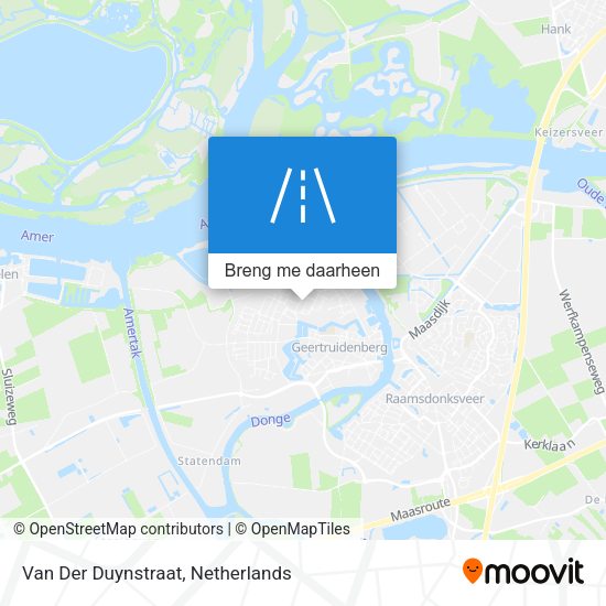 Van Der Duynstraat kaart