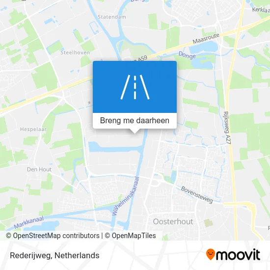 Rederijweg kaart
