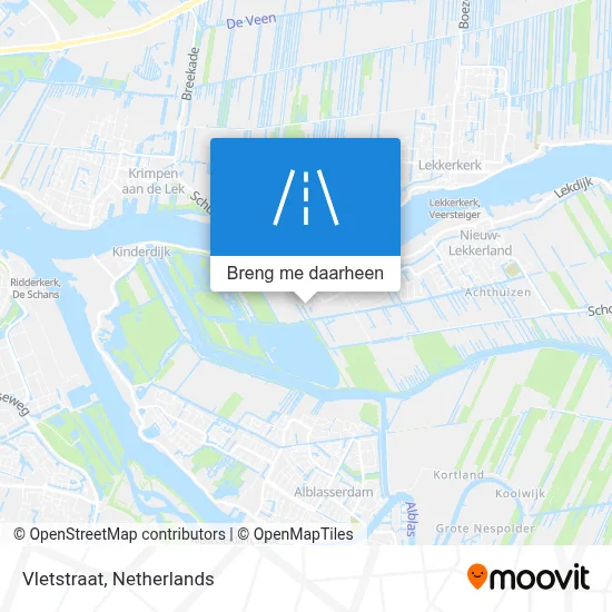Vletstraat kaart