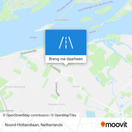 Noord-Hollandlaan kaart