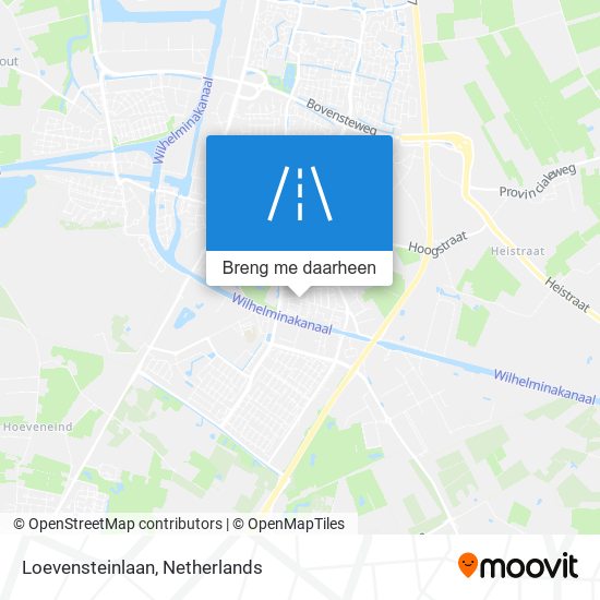 Loevensteinlaan kaart