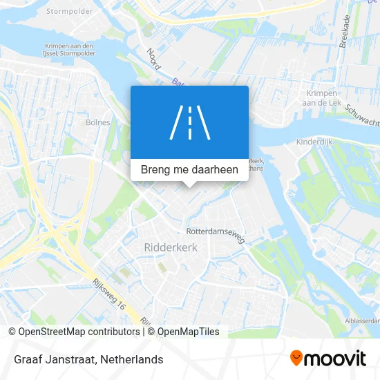 Graaf Janstraat kaart