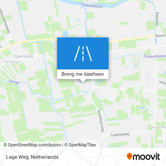 Lage Weg kaart