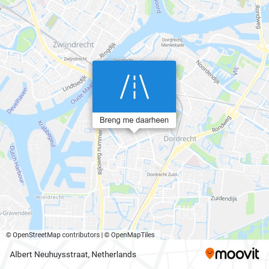 Albert Neuhuysstraat kaart