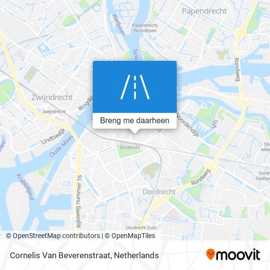 Cornelis Van Beverenstraat kaart
