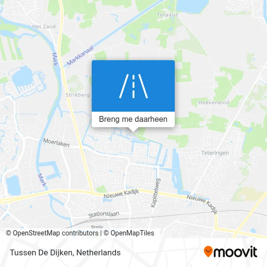 Tussen De Dijken kaart