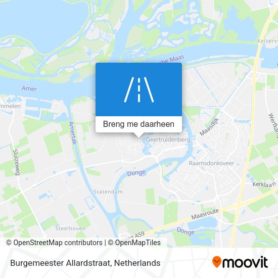 Burgemeester Allardstraat kaart