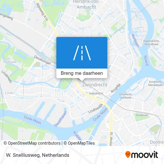 W. Snelliusweg kaart