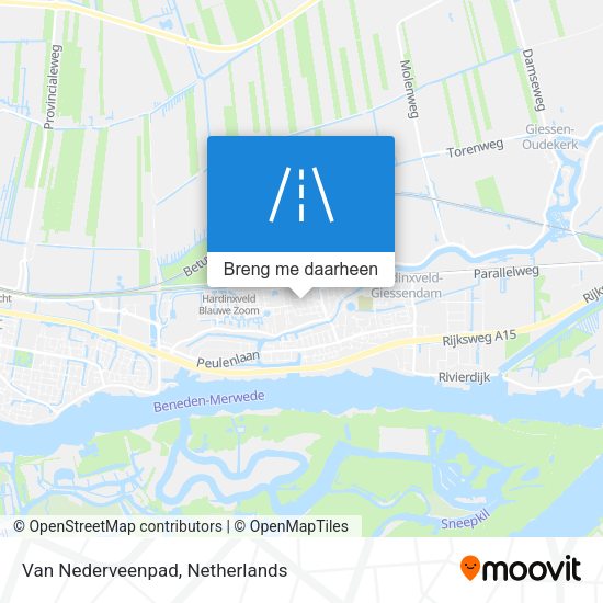 Van Nederveenpad kaart
