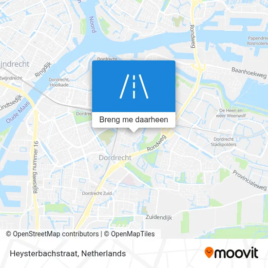 Heysterbachstraat kaart