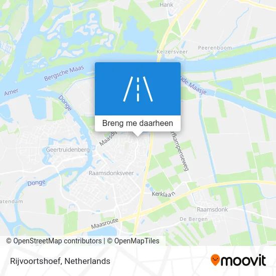 Rijvoortshoef kaart
