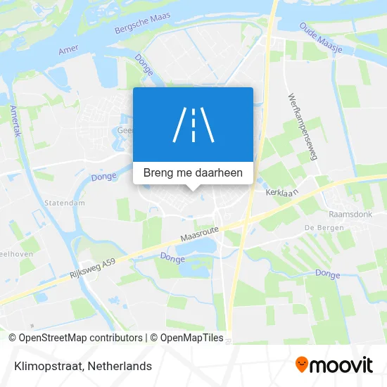 Klimopstraat kaart