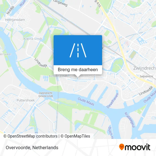 Overvoorde kaart