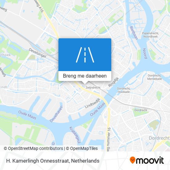 H. Kamerlingh Onnesstraat kaart