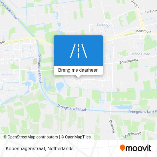 Kopenhagenstraat kaart