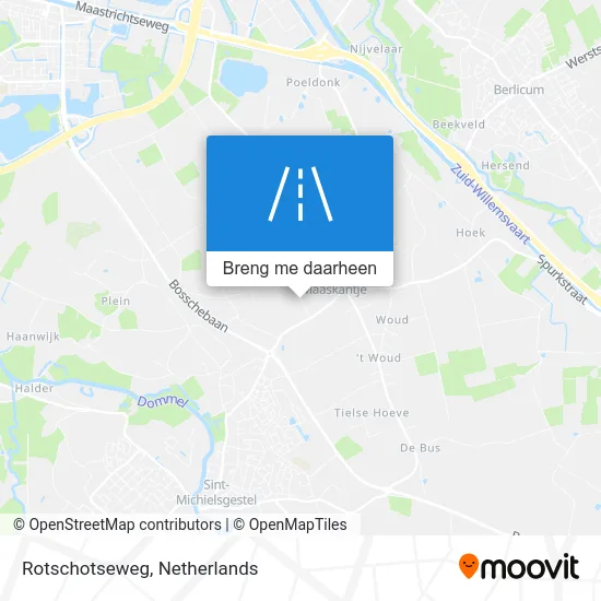 Rotschotseweg kaart
