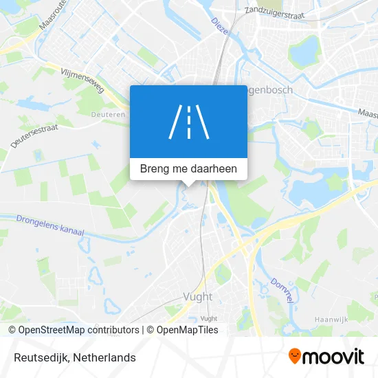 Reutsedijk kaart