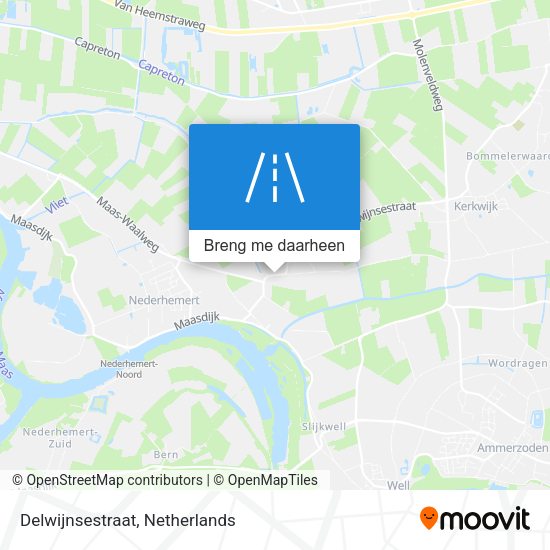 Delwijnsestraat kaart