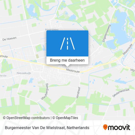 Burgemeester Van De Wielstraat kaart